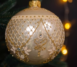 Набор стеклянных шаров Золото Королевы, 13 предметов, золото, Витус (878/6/1)