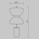 Настольный светильник Maytoni MOD178TL-L11GR3K