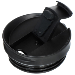 Термокружка нерж, 0.45 л, Daniks, чер, SL-NT014E-BLK-logo1