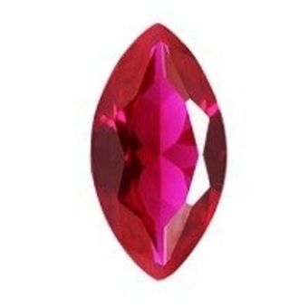 Корунд рубиновый синт. маркиз 6.0*3.0