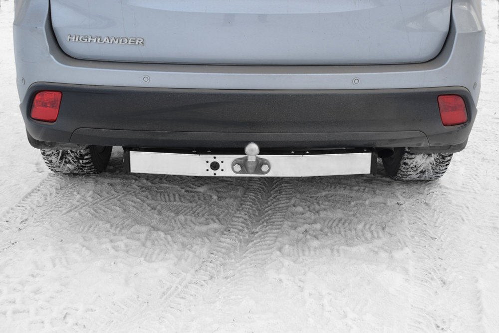 Фаркоп PT GROUP /тип F/ с нержавеющей накладкой TOYOTA Highlander 2013-2020(паспорт и сертификат в комплекте)(без электрики) арт.THL-13-991224.00