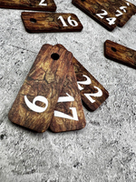 Бирки для ключей деревянные 2х5см