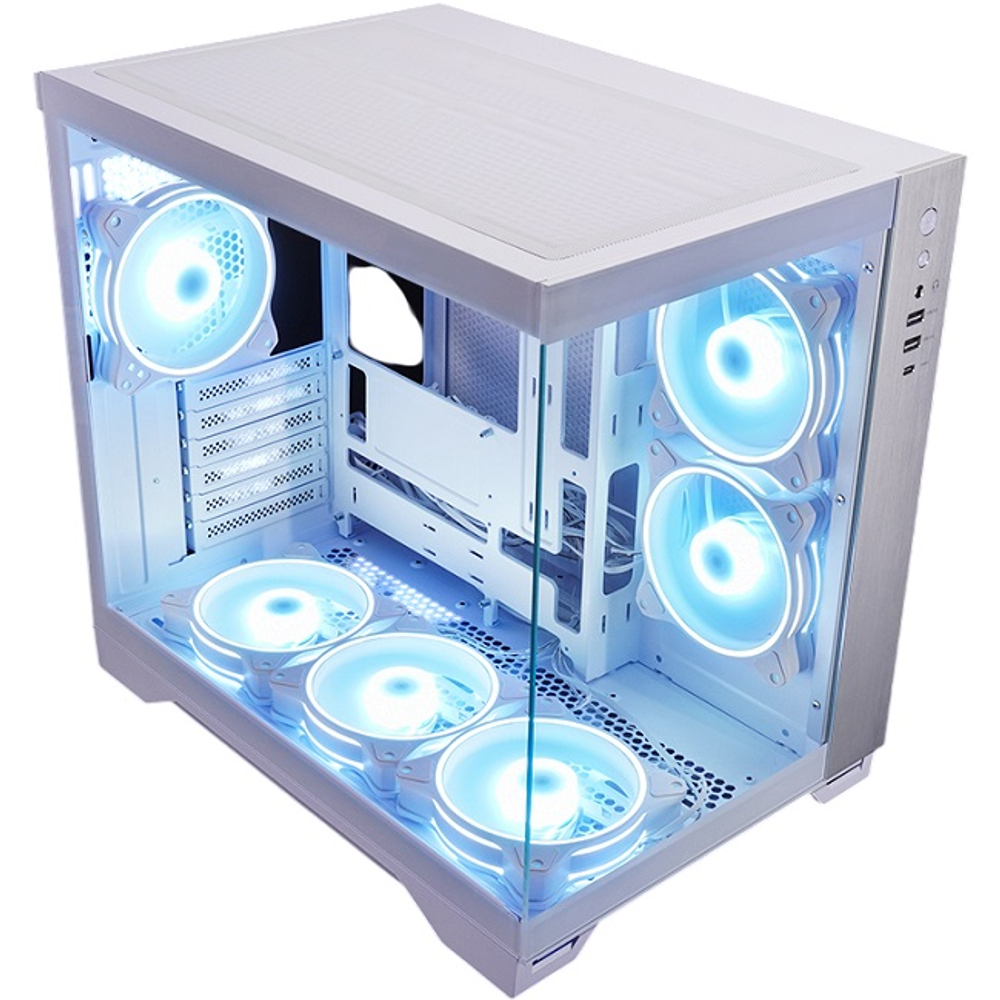 Корпус Midi-Tower Chieftec VISIO, ARGB, White (GM-30W-TG-OP)