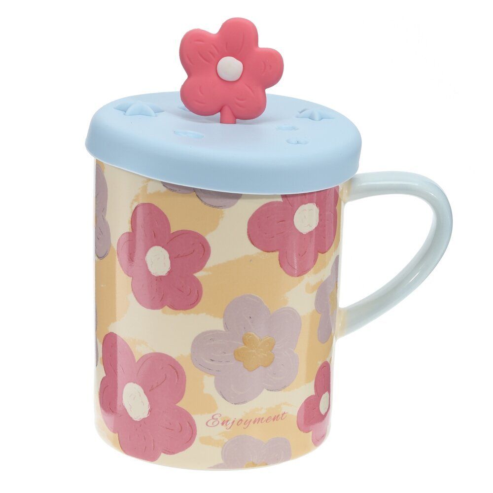 GAEM Кружка с крышкой, 400 мл, L12 W8,5 H12,5 см, 4в.