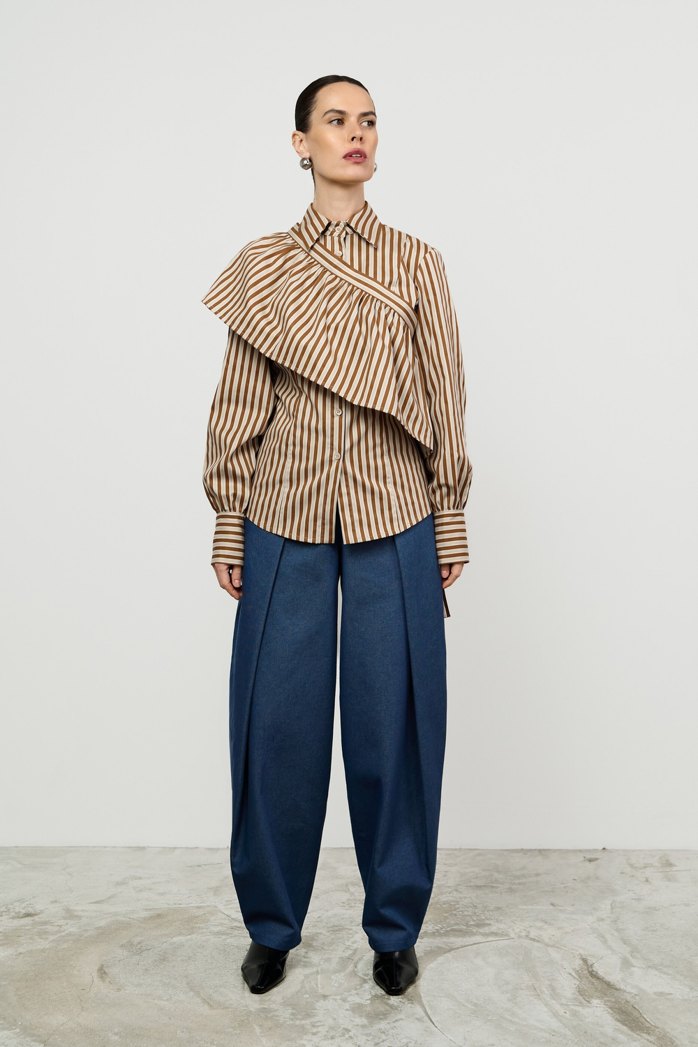 Рубашка с баской