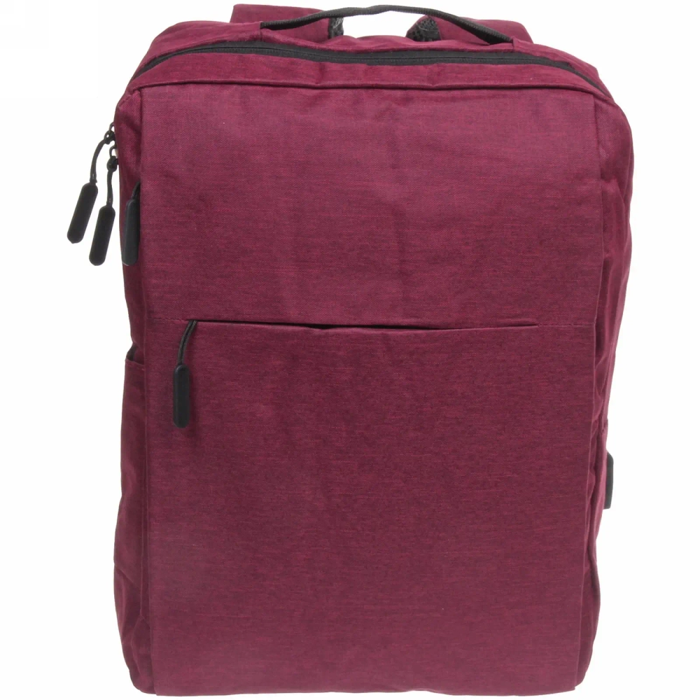 Рюкзак многофункциональный «BAST FRANKO «, с отделением для ноутбука с USB зарядкой, цвет красный, 29*10*41см