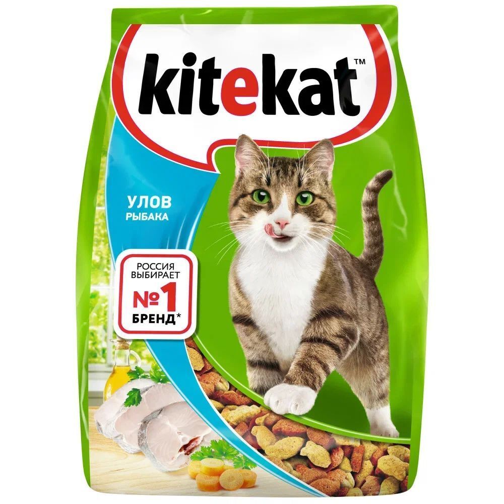 Сухой корм Kitekat для кошек Рыбный улов 15 кг