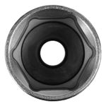 Головка торцевая удлиненная, 30 мм, шестигранная, CrV, под квадрат 1/2 Stels, 13885