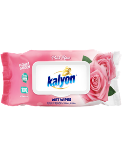 KALYON ВЛАЖНЫЕ САЛФЕТКИ РОЗА 72 ШТ