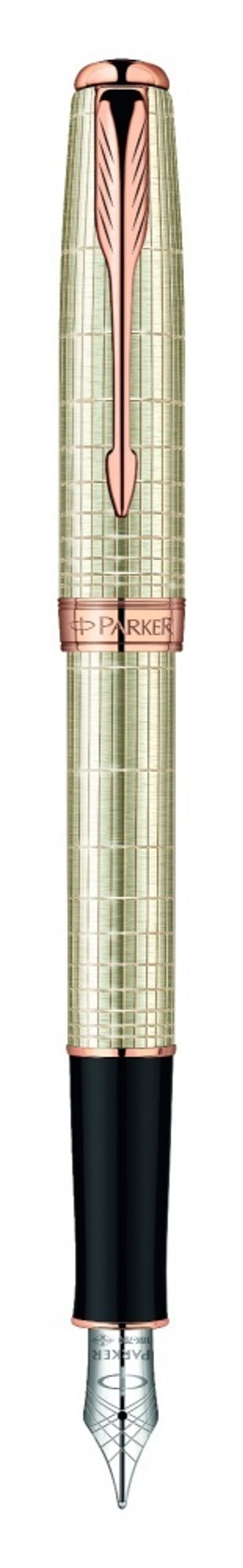 Перьевая ручка Parker Sonnet F535 VERY PREMIUM Feminine, (серебро 925 пробы) цвет: Silver PGT, перо: F