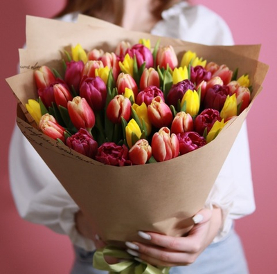 Bouquet of 51 tulips