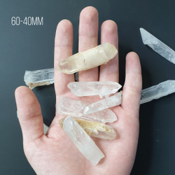 Кристалл горного хрусталяQuartz Needle points 60-40мм, 100гр