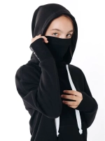 Худи с маской "Ниндзя" Толстовка "Ninja" без начеса