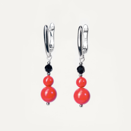 Серьги Accent RED