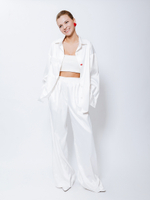 Брюки Chill Satin White
