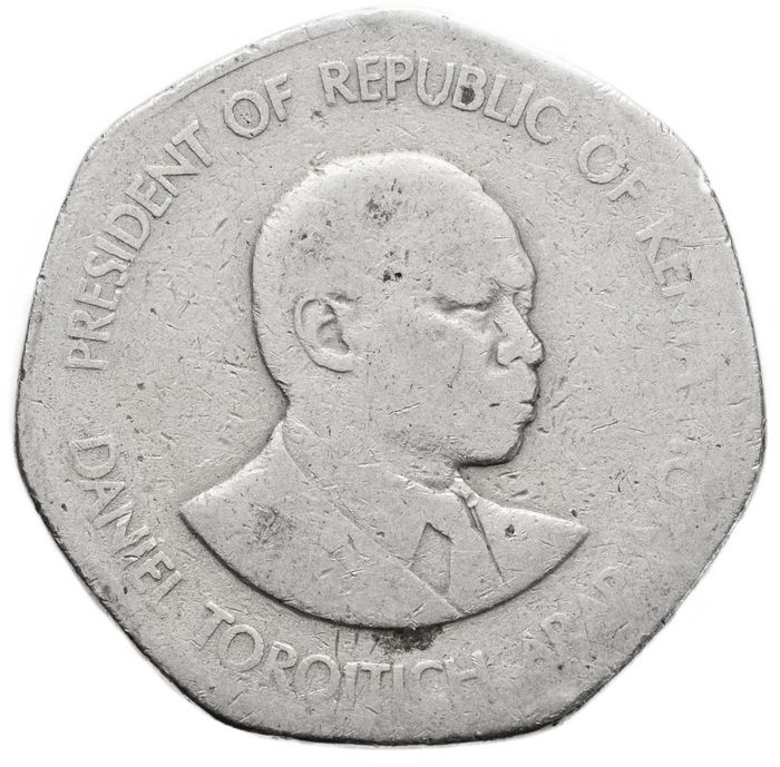 5 шиллингов 1985 Кения F-VF