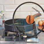 Сковорода 28см Ristretto Stella, а/пр литая со стеклянной крышкой