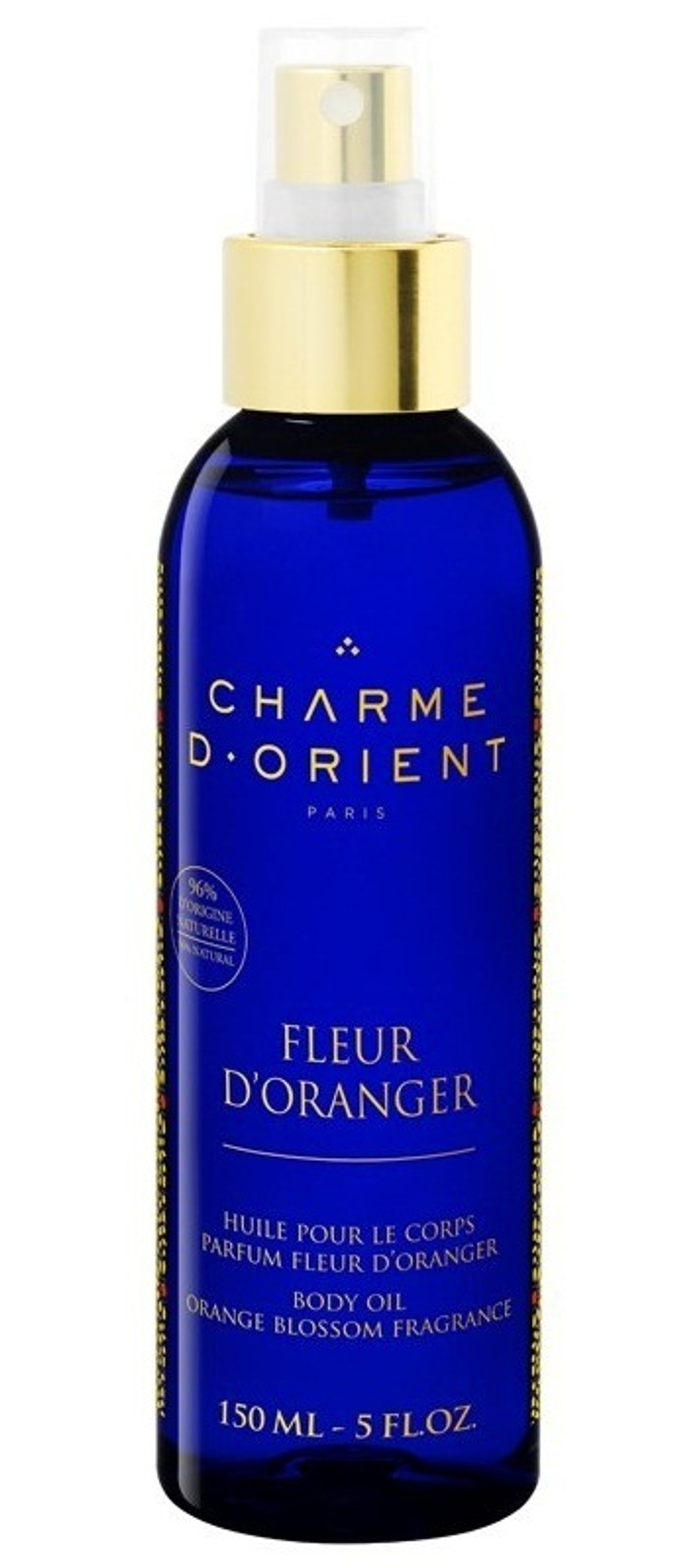 CHARME D'ORIENT Масло для тела с ароматом цветков апельсинового дерева Massage Oil Orange Blossom Fragrance (Шарм ди Ориент) 150 мл