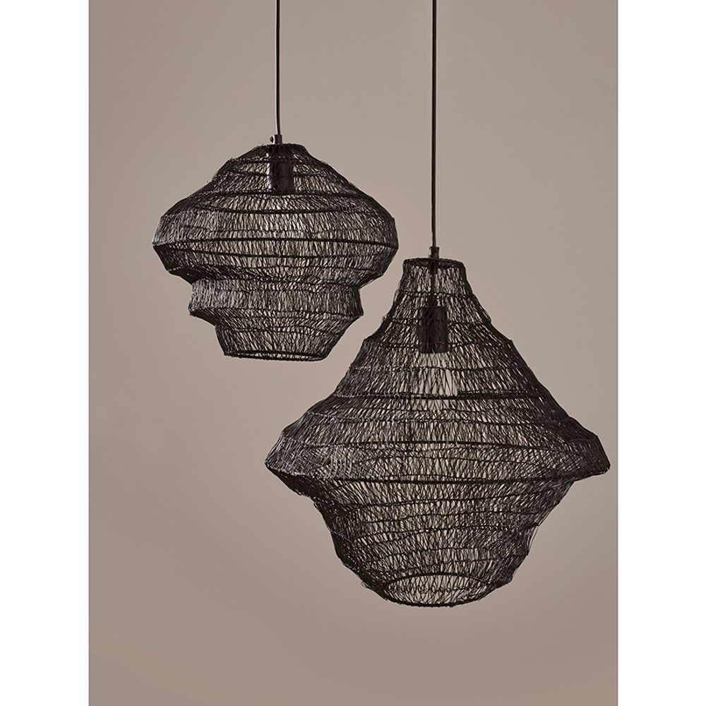 Светильник подвесной Vinger, Ø45х50 см, темно-серый