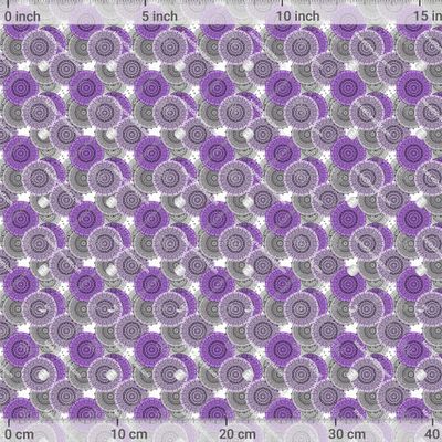 Ретро узор фиолетовый мандала  by  Fuzzyfox 857 DPI