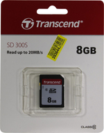 Карта памяти Transcend &lt;TS8GSDC300S&gt; SDHC 8Gb Class 10
