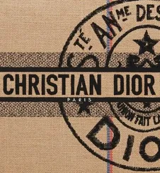 Сумка Dior Book Tote, модель среднего формата бежевый