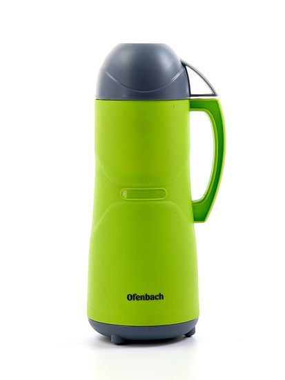 Термос 450 мл. пластиковый со стеклянной колбой Ofenbach NB 101320