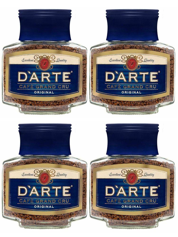 Кофе растворимый D&#39;Arte Grand Cru Original 100 г x 4 шт