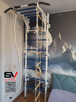 Монтаж шведской стенки Sv Sport в пеноблочные, газоблочные стены