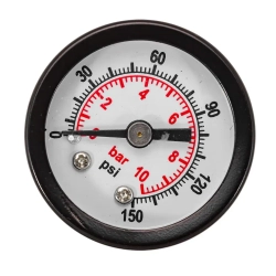 Индикатор давления манометр 1/4''10bar(D-40мм) Forsage F-Y40-2
