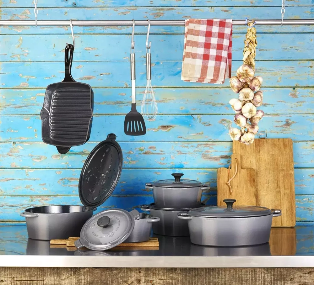 STAUB - Сковорода-гриль складная чугунная 34х21см черная / артикул   40509-343-0  / GTIN 3272342022232