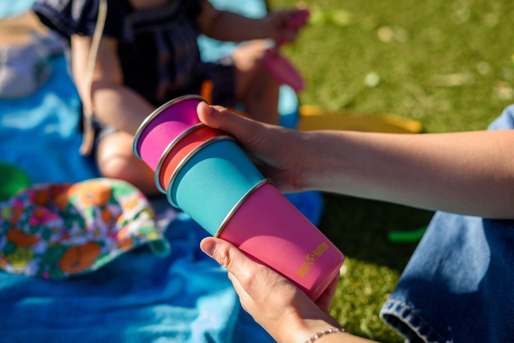 Набор стаканов Klean Kanteen Kid Cup 10oz (296 мл) Gum Drops - 4 шт