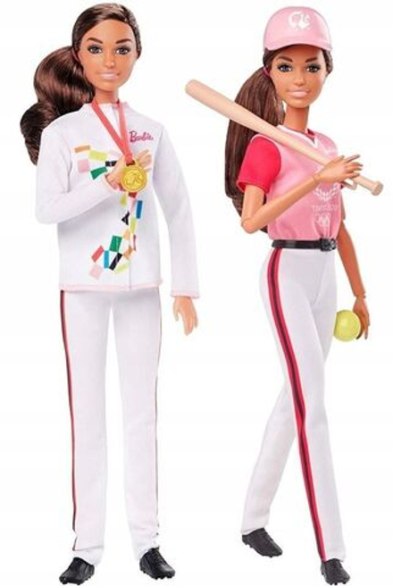 Кукла Barbie Mattel Олимпийская спортсменка Барби Бейсболистка с аксессуарами GJL77