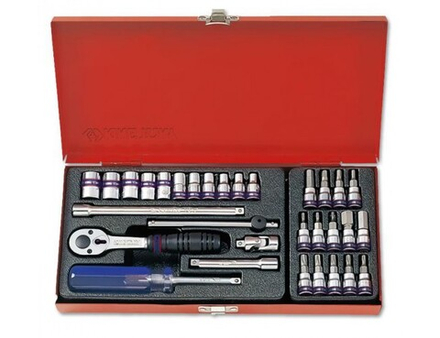 1/4” комплект торцевых головок 2531MR