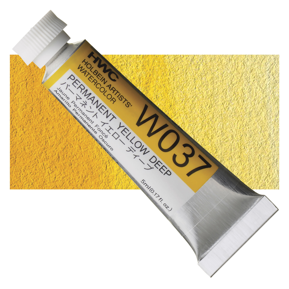 Акварель Holbein 5 мл. 037 [A] Permanent Yellow Deep
