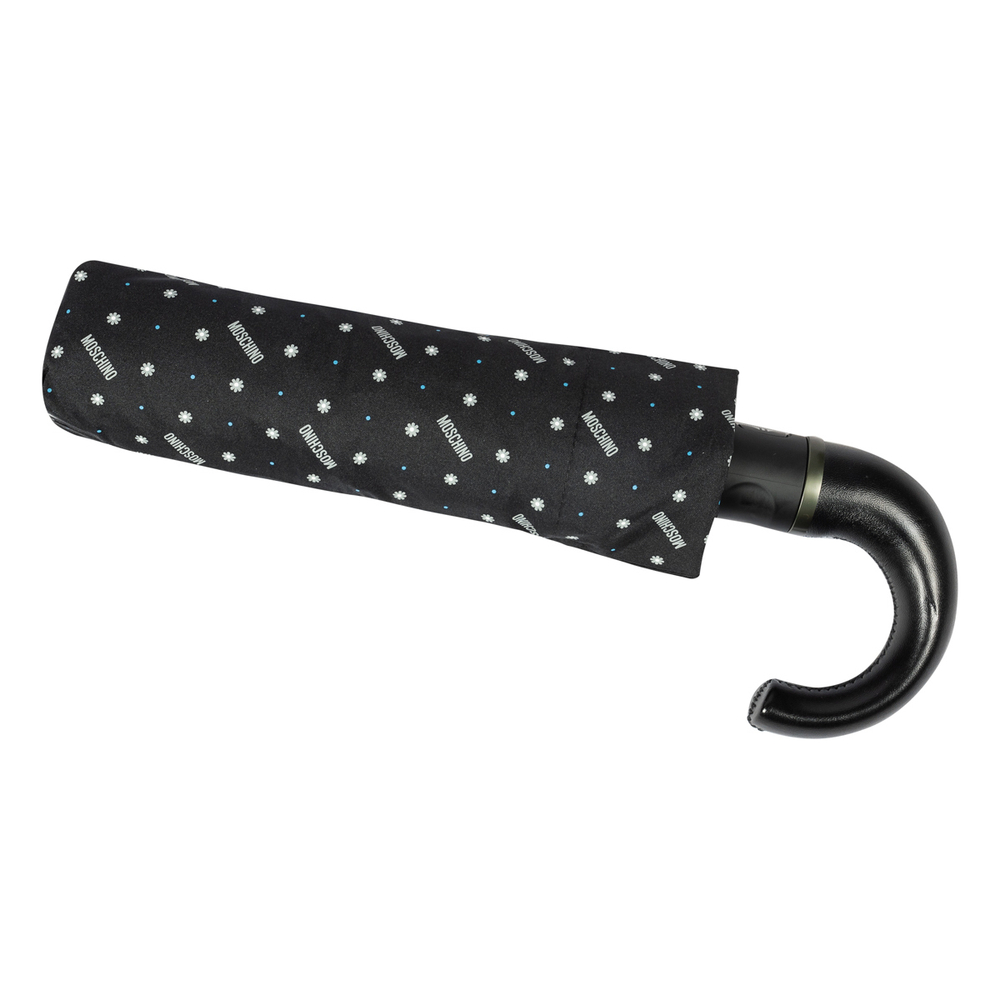 Зонт складной Moschino M 8505-OCA Man Dots Black MINI Moschino