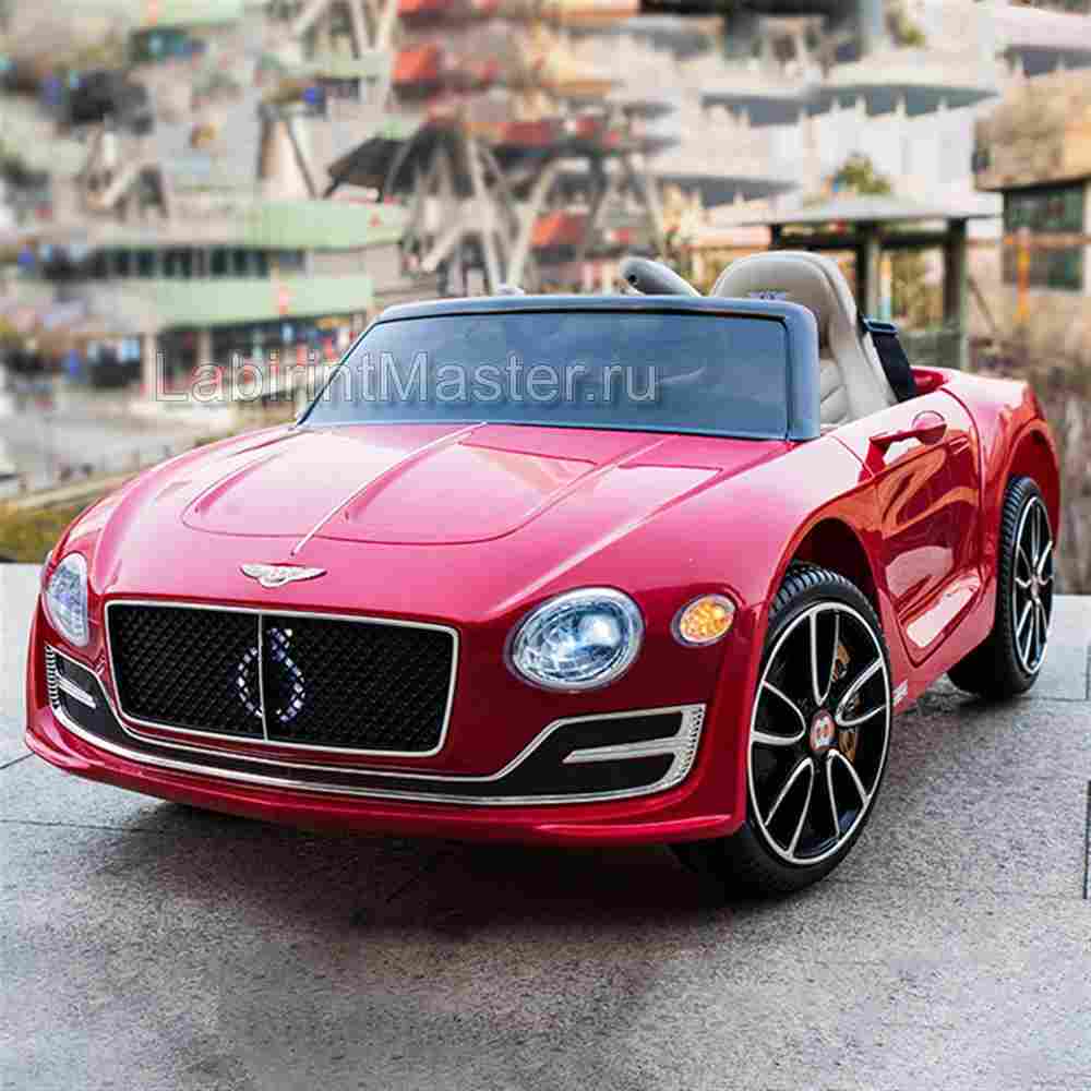 Детский электромобиль "Bentley exp12" 12V, красный