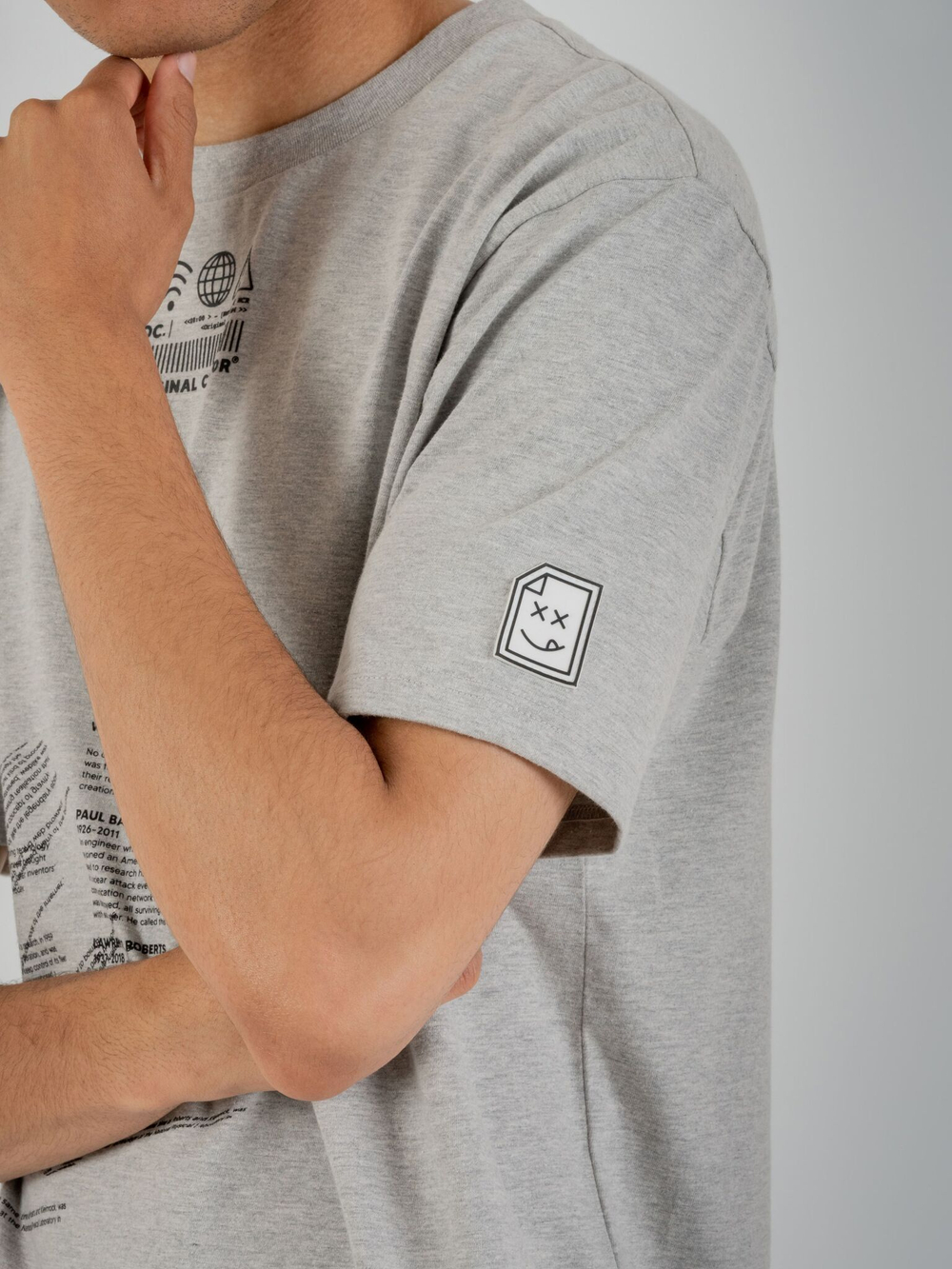 Футболка мужская ORIGINAL CREATOR INTERNET T-SHIRT, Серый