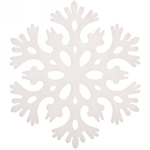Украшение новогоднее «Снегопад» d-41/30/22/15/11 (набор 5 шт)
