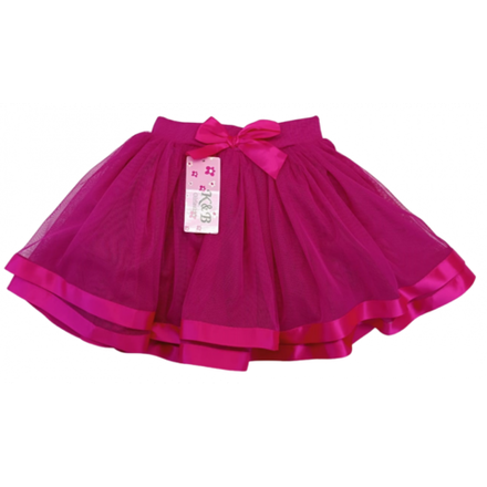 Юбка №2/2 малиновая