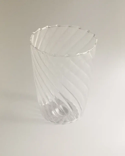 ZARA HOME РЕЛЬЕФНАЯ ПОДСТАВКА ДЛЯ ЗУБНЫХ ЩЕТОК С КОНТРАСТНОЙ ДЕТАЛЬЮ, ПРОЗРАЧНЫЙ