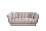 Диван Garda Decor Фабио(Fabio) двухмест. велюр бежевый Colt1001-SERROS 182*95*72 см