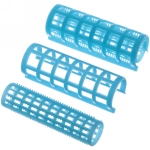 Бигуди пластмассовые с зажимом 12шт, цвет микс, d=20мм