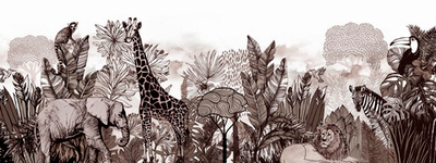 Дизайнерские обои Wall Street Zoo