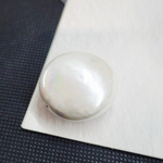 Жемчуг Майорка, круг белый крупный, 28мм, штучно