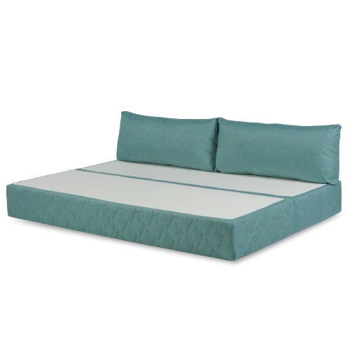 Бескаркасный диван-кровать (трансформер) BuyDream (бирюзовый)