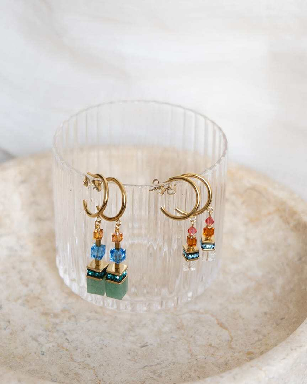 Серьги Coeur de Lion Multicolour Sunset 3021/21-1546