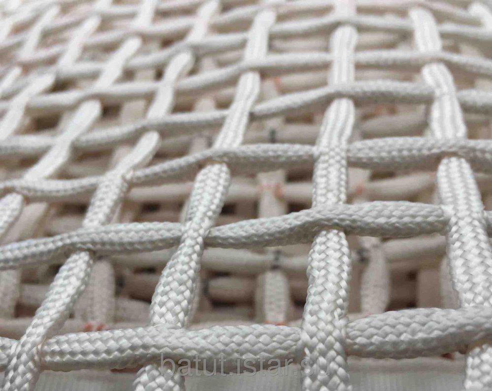 Сетка для батута - плетеная тесьма-в-тесьму