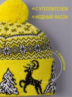 Шапка зимняя вязаная детская