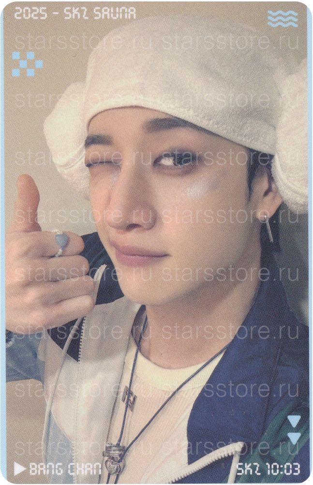 Фотокарта Bang Chan STRAY KIDS - JYP JAPAN POPUP STORE 2025